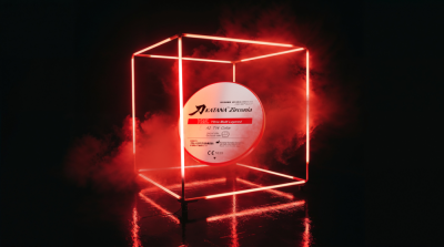 Официальное изображение KATANA Zirconia YML. Источник: https://www.kuraraynoritake.eu/en/labside/katana-zirconia-discs/katana-zirconia-yml